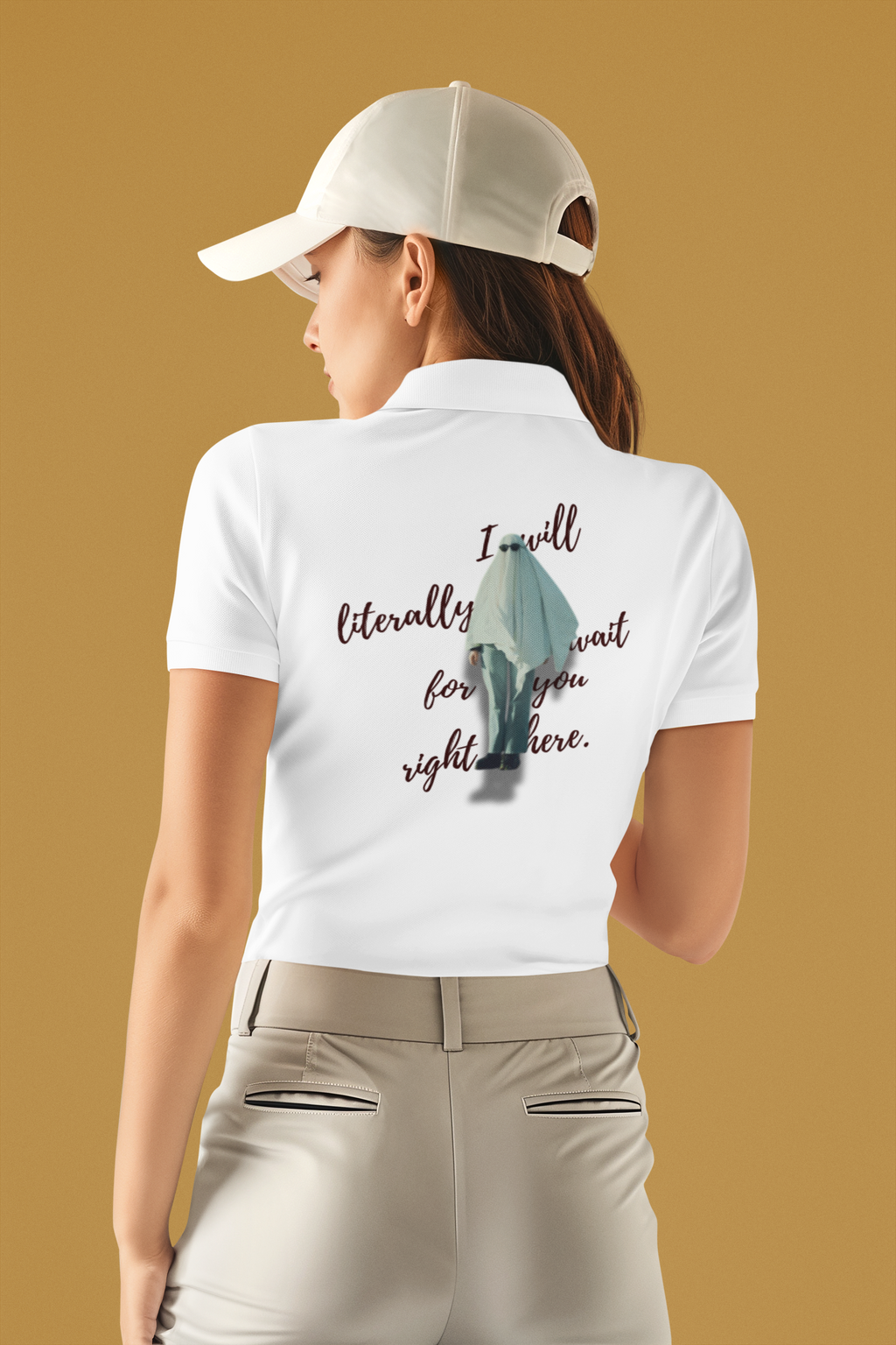 The White Unisex Ghoststead Polo