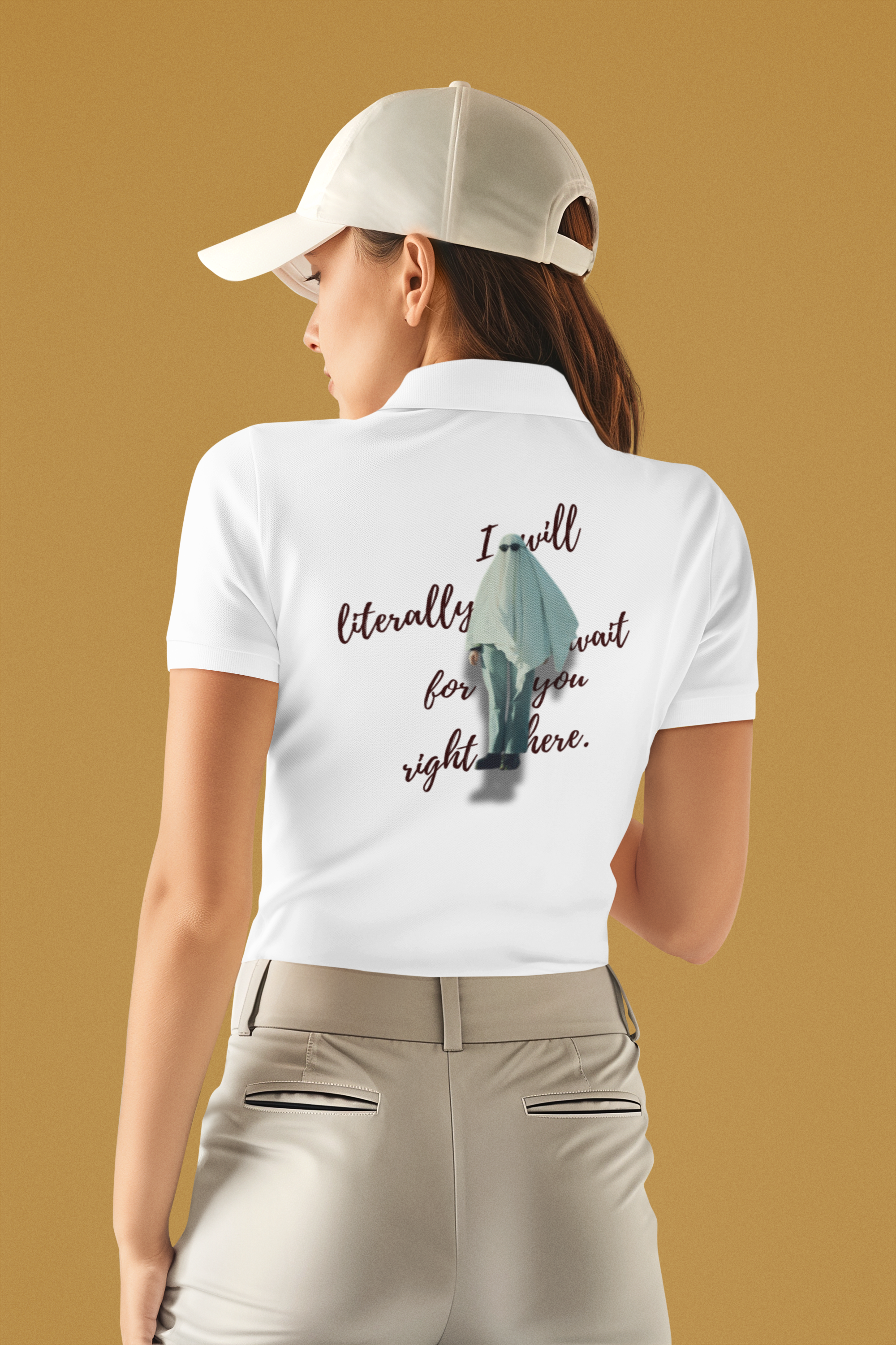 The White Unisex Ghoststead Polo