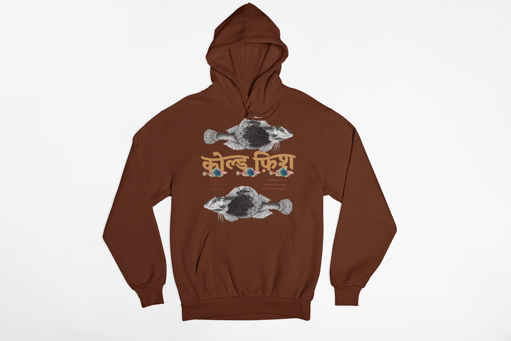 The Maroon Cold Fish Hoodie