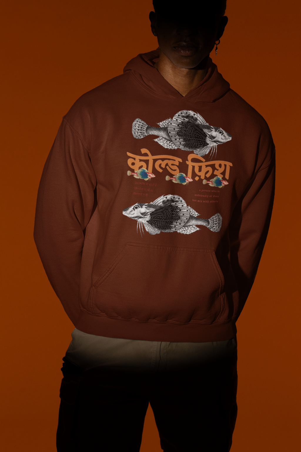 The Maroon Cold Fish Hoodie