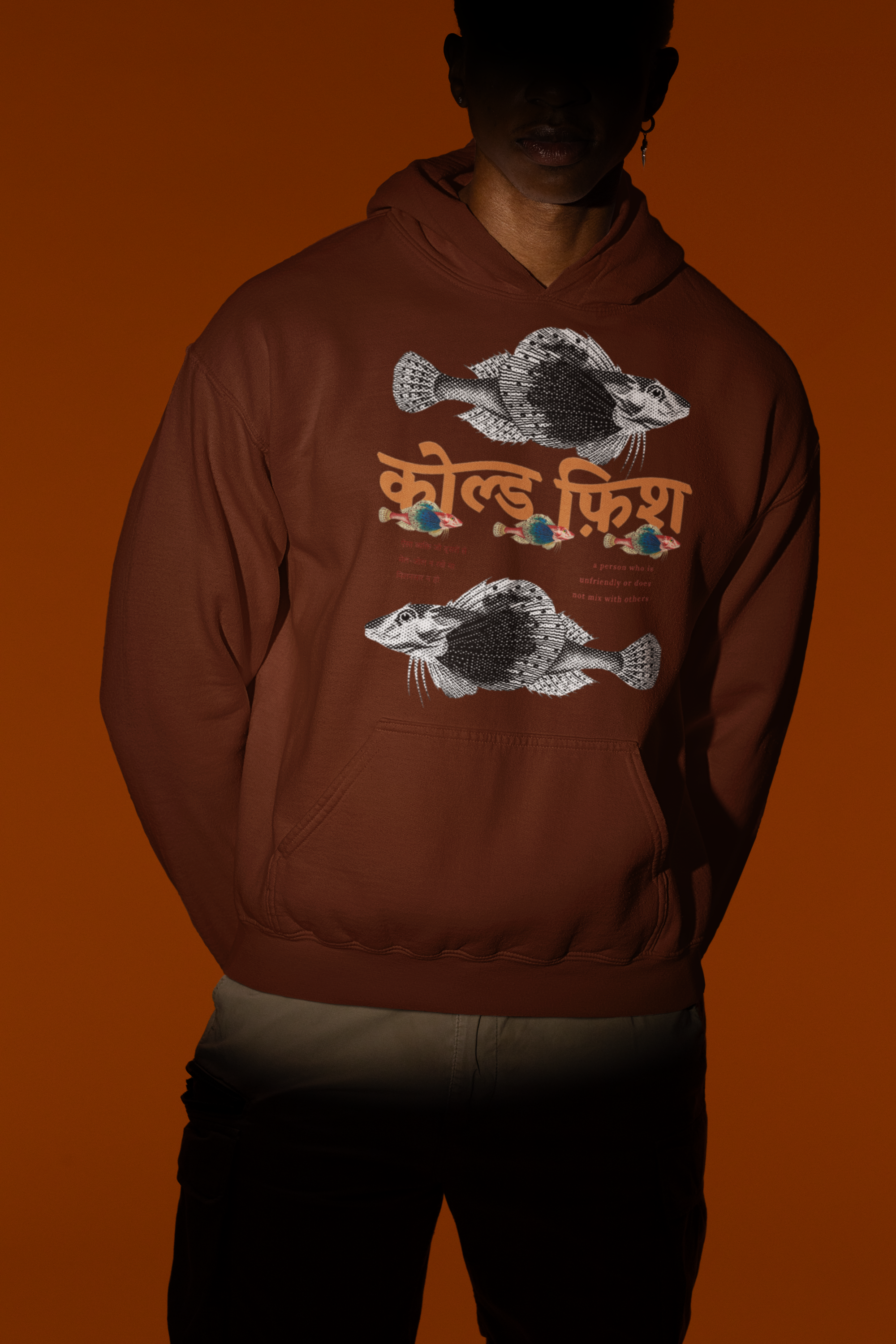 The Maroon Cold Fish Hoodie
