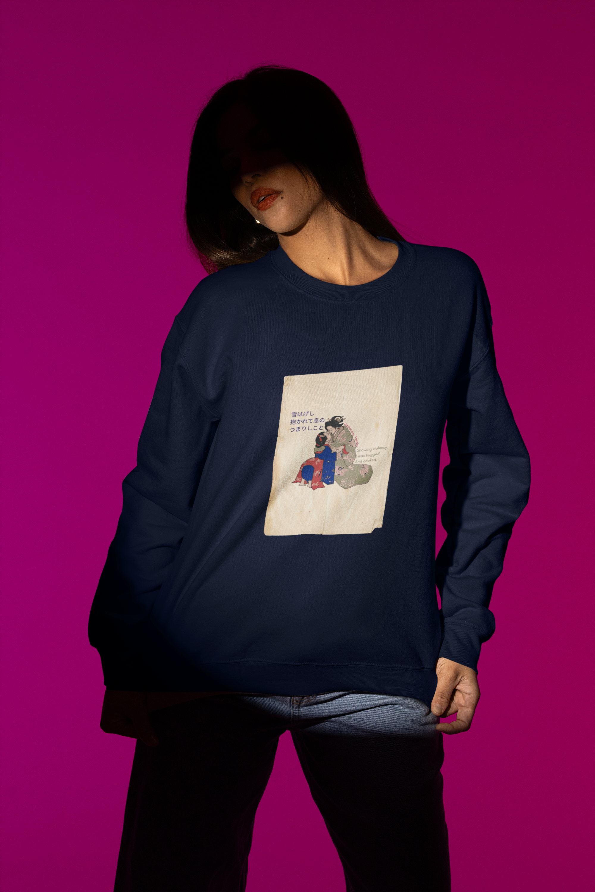 The Navy Haiku Sweatshirt