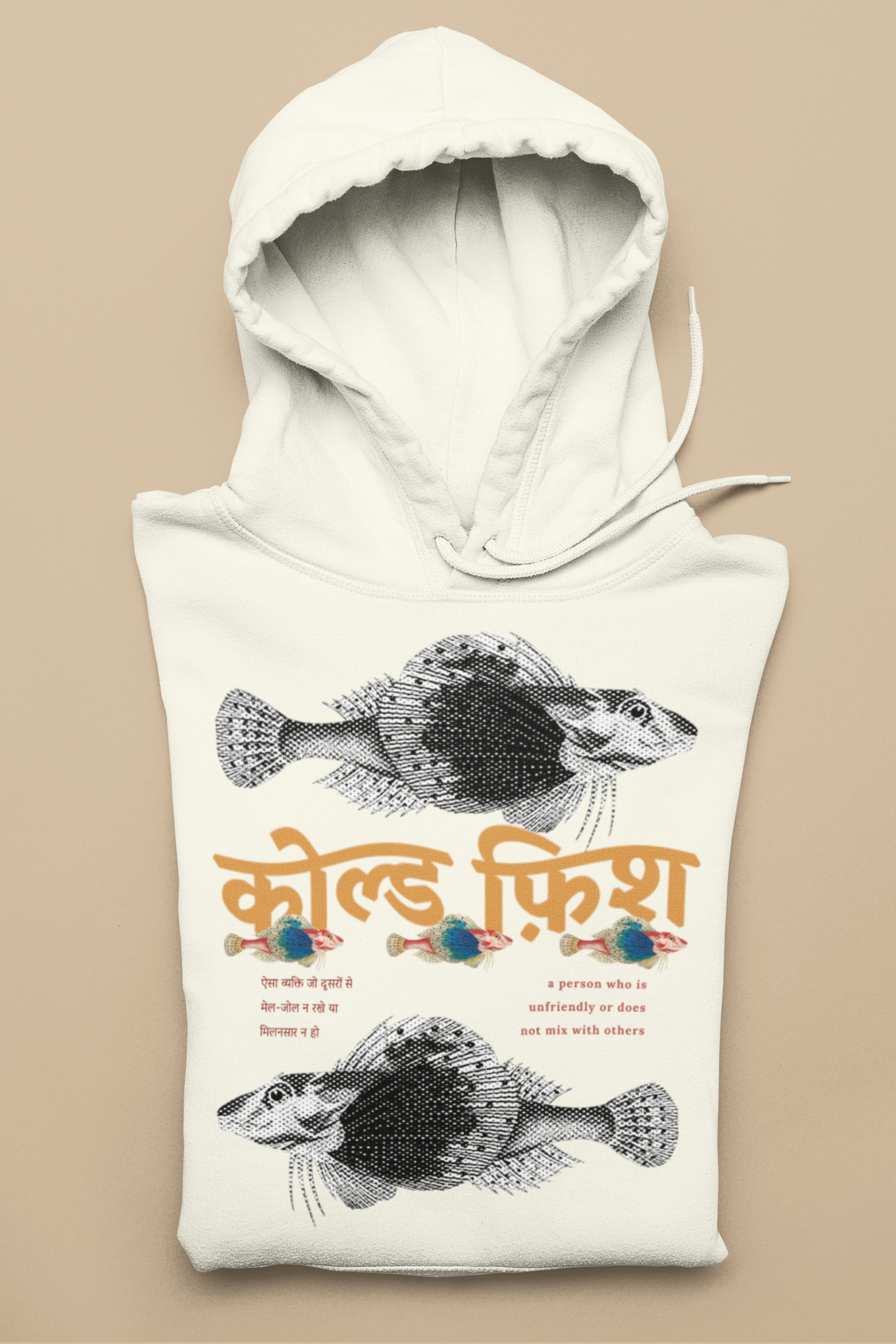 The White Cold Fish Hoodie
