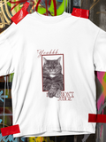 White Judge & Purr Tee
