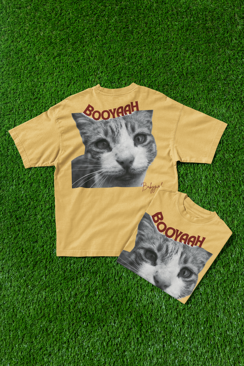 Beige BOOYAH Babygirl Oversized Tee