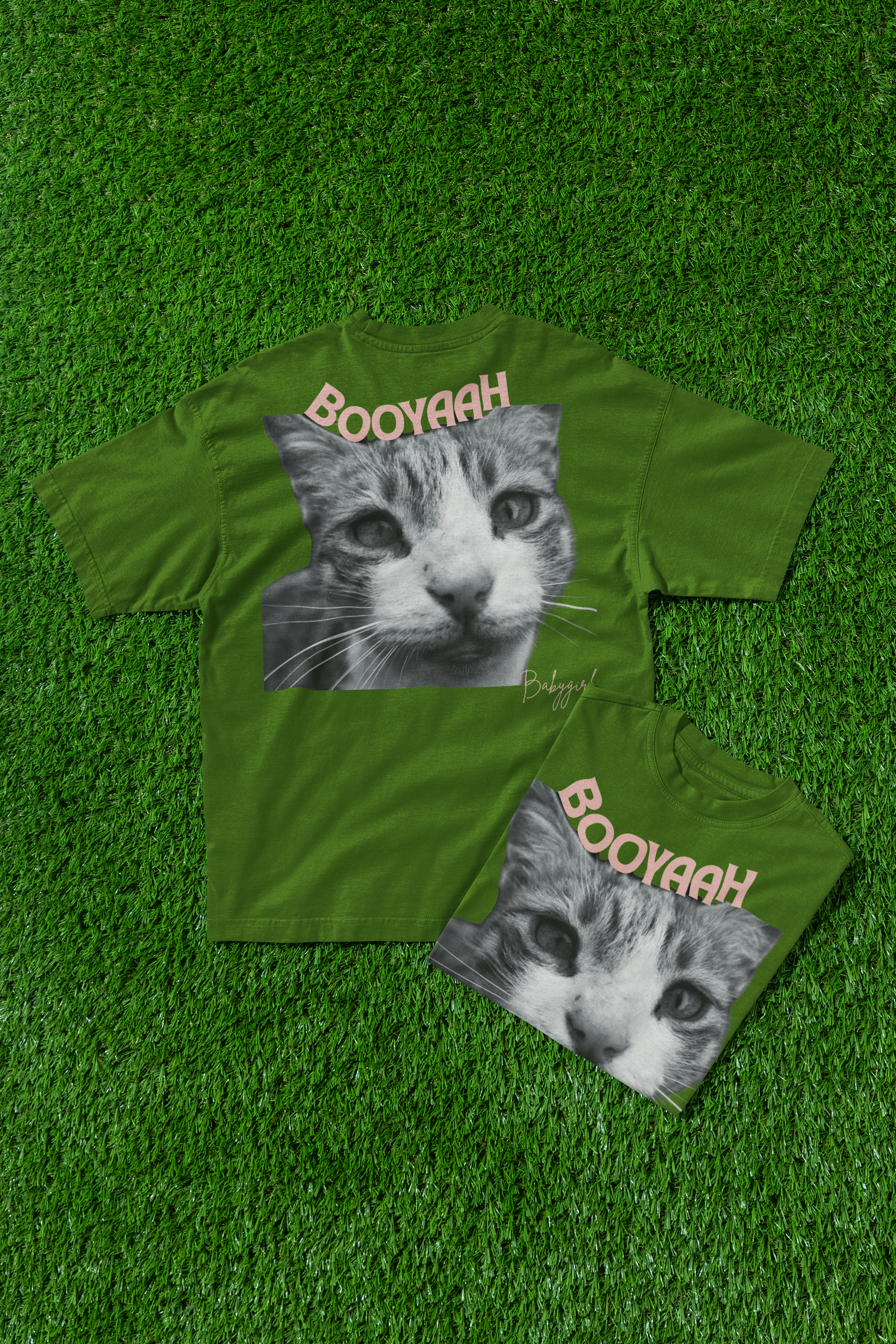 Green BOOYAH Babygirl Oversized Tee