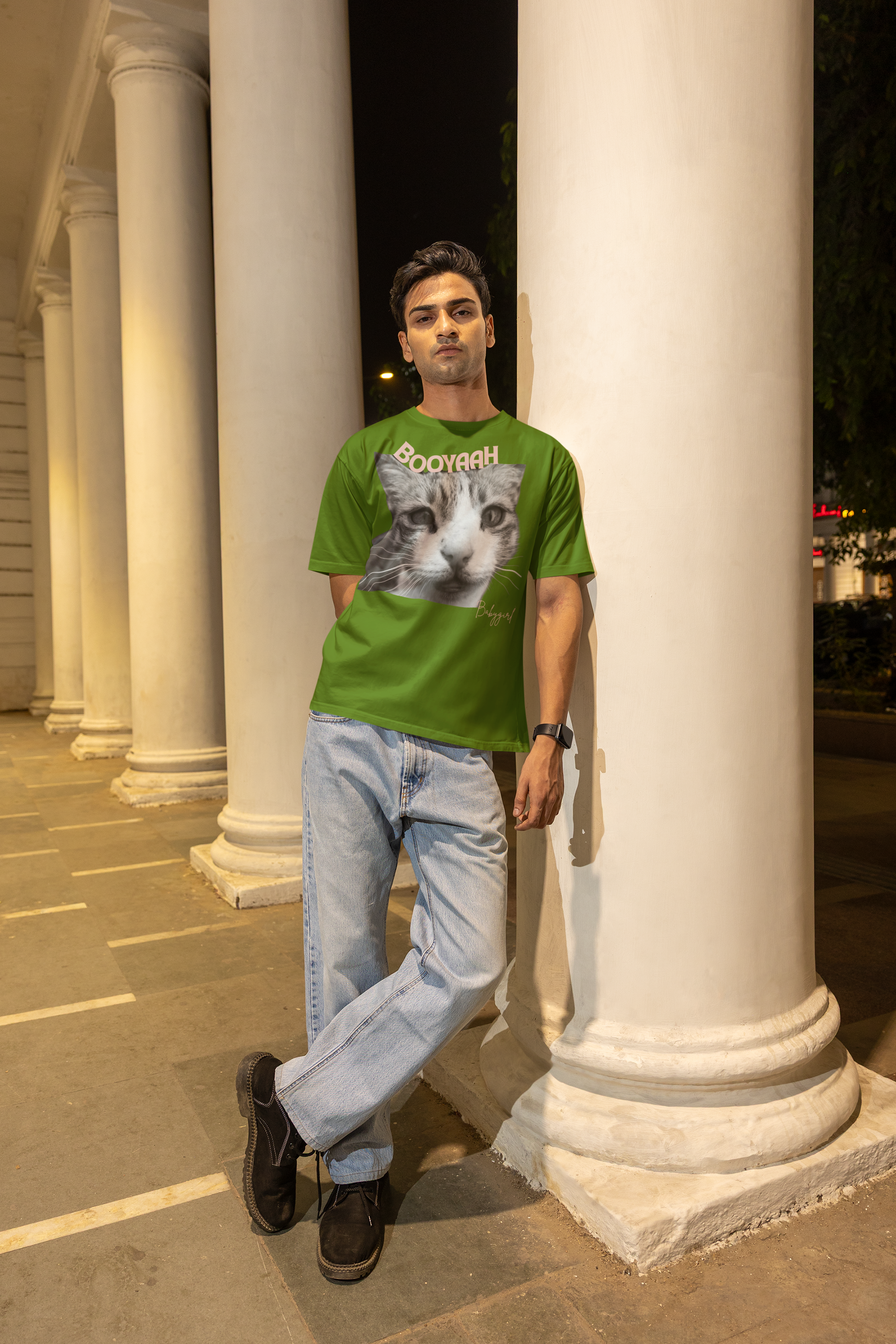 Green BOOYAH Babygirl Oversized Tee