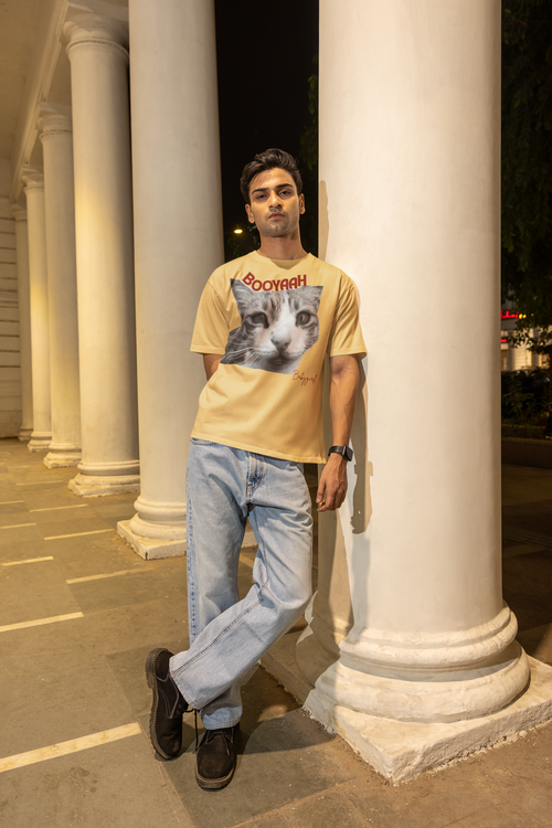 Beige BOOYAH Babygirl Oversized Tee