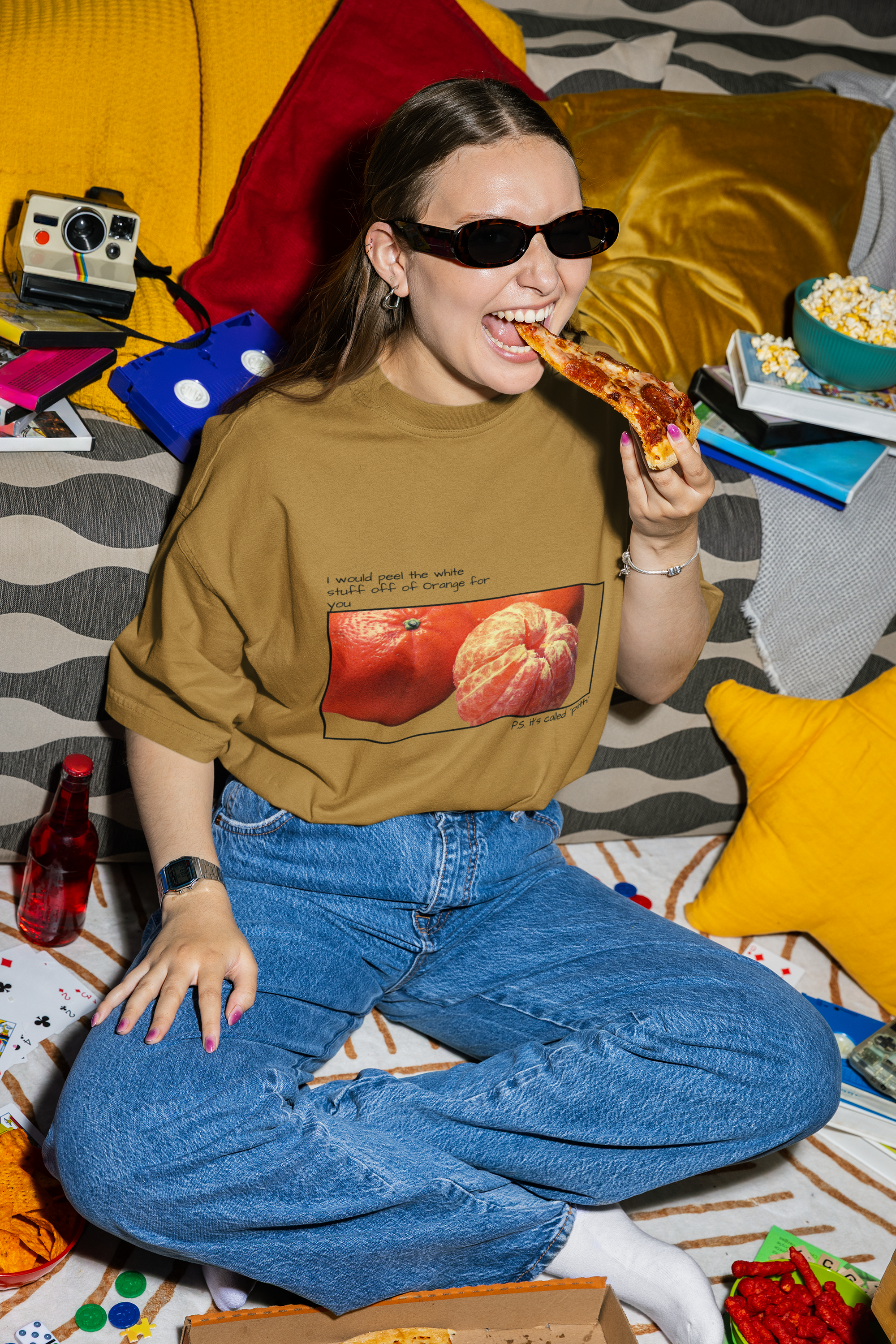 Beige Pith & Promise Tee