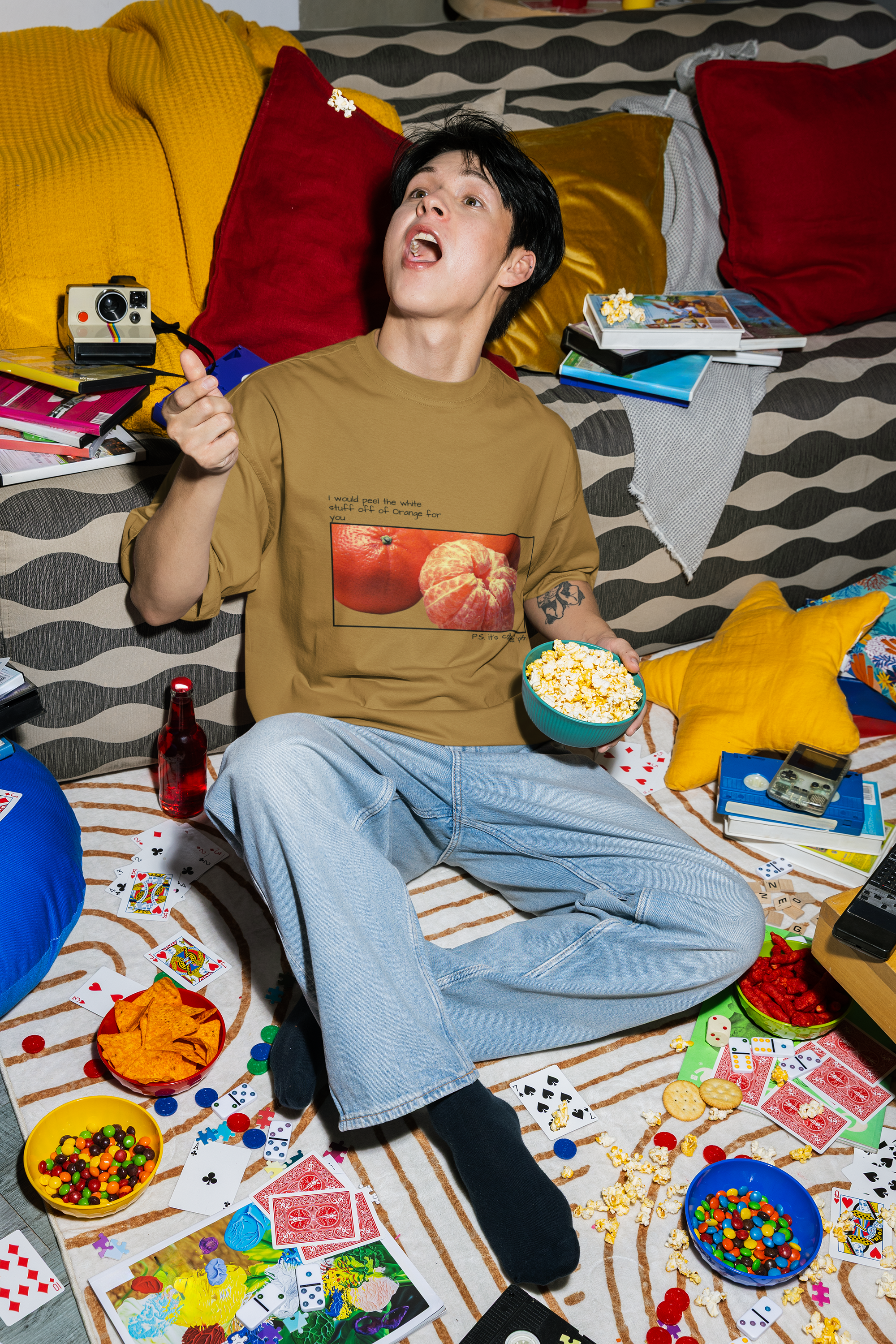 Beige Pith & Promise Tee