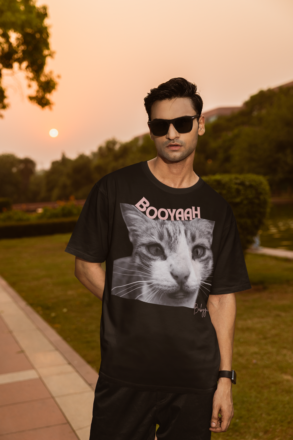 Black BOOYAH Babygirl Oversized Tee