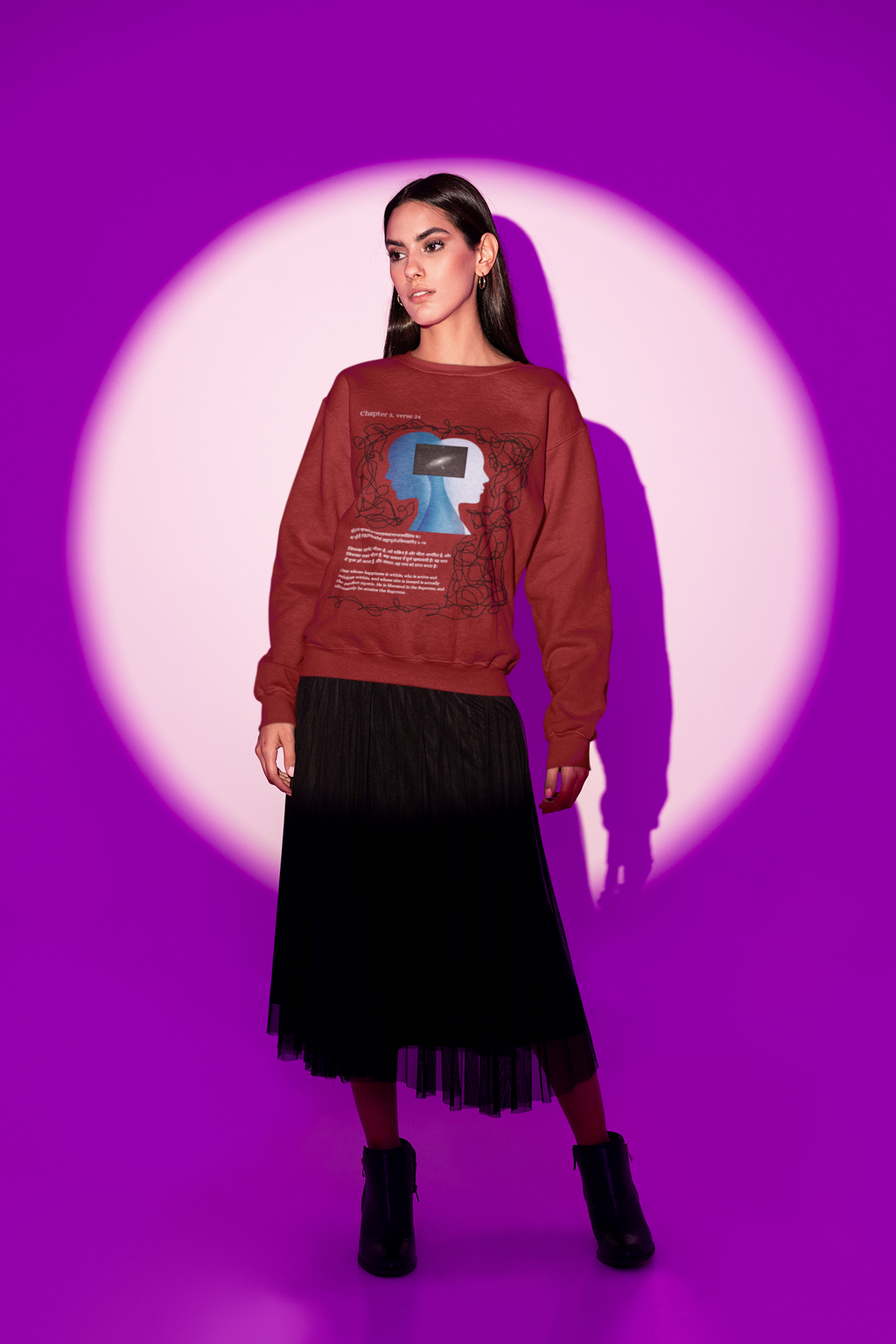 The Maroon Inner-Glow Sweatshirt
