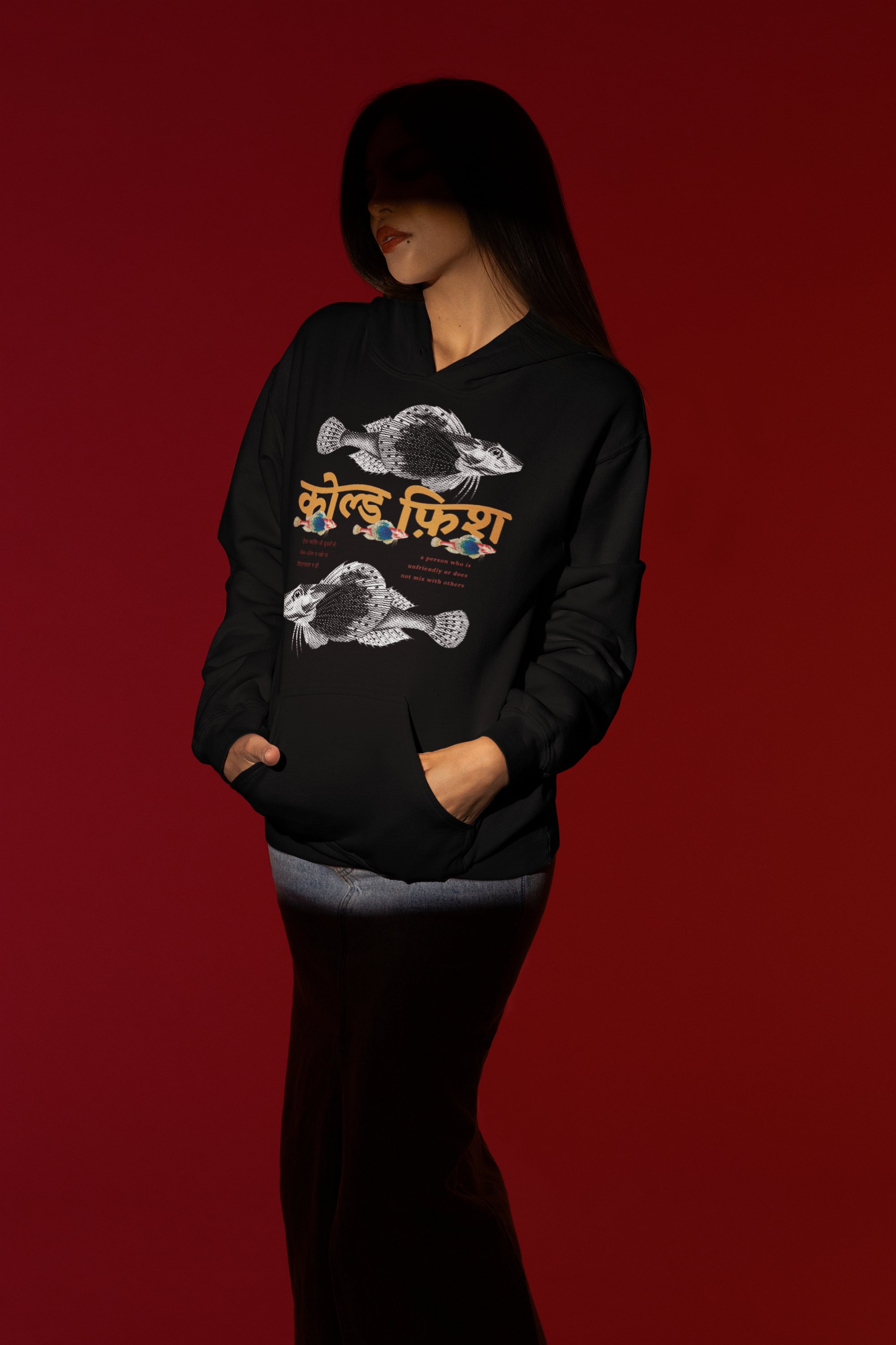 The Black Cold Fish Hoodie