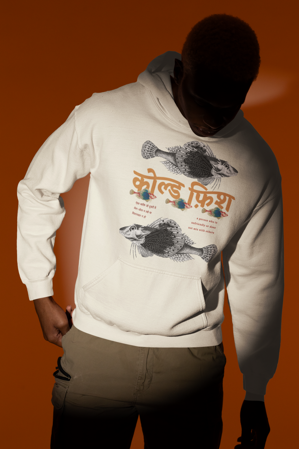 The White Cold Fish Hoodie