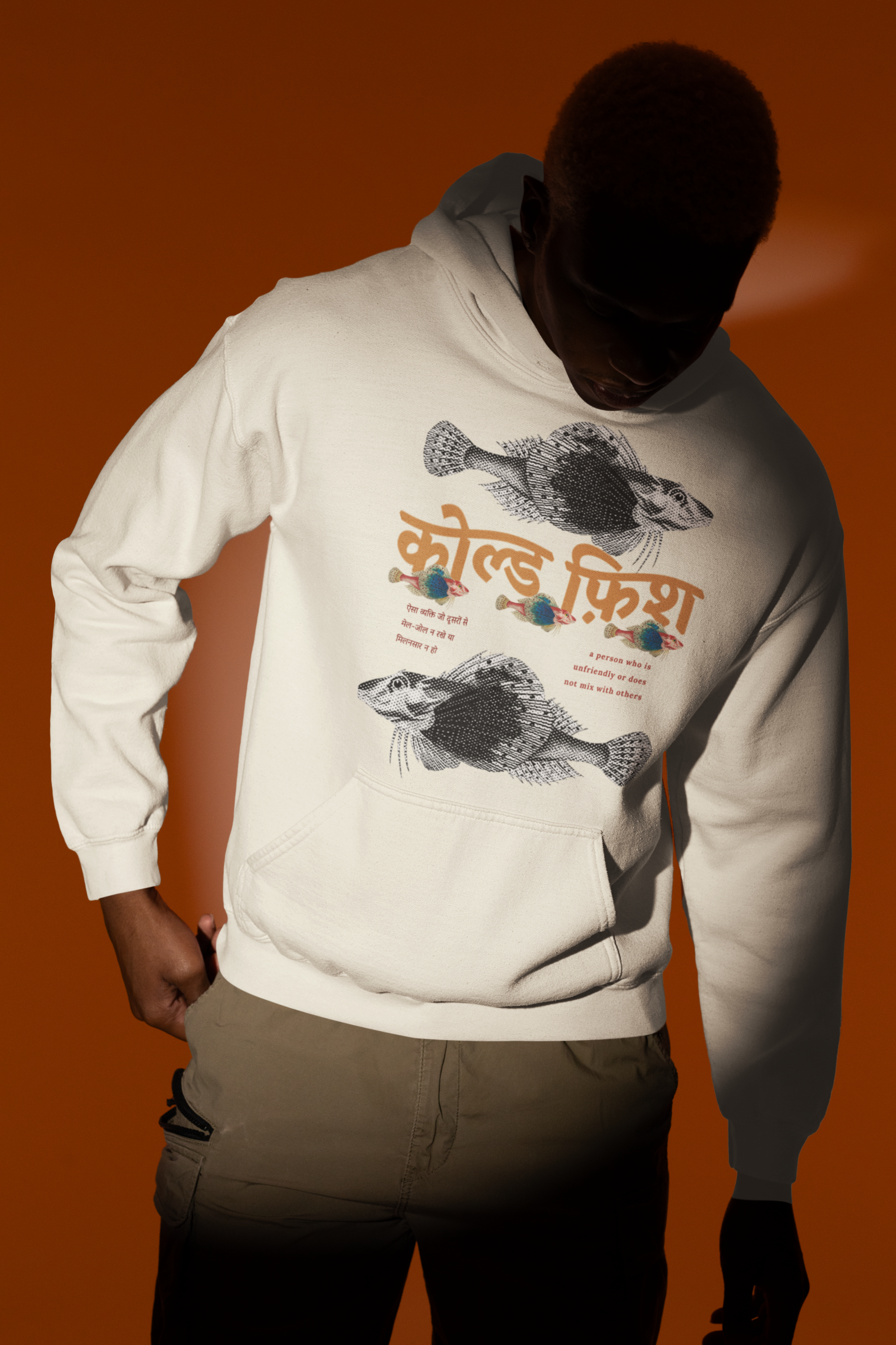 The White Cold Fish Hoodie