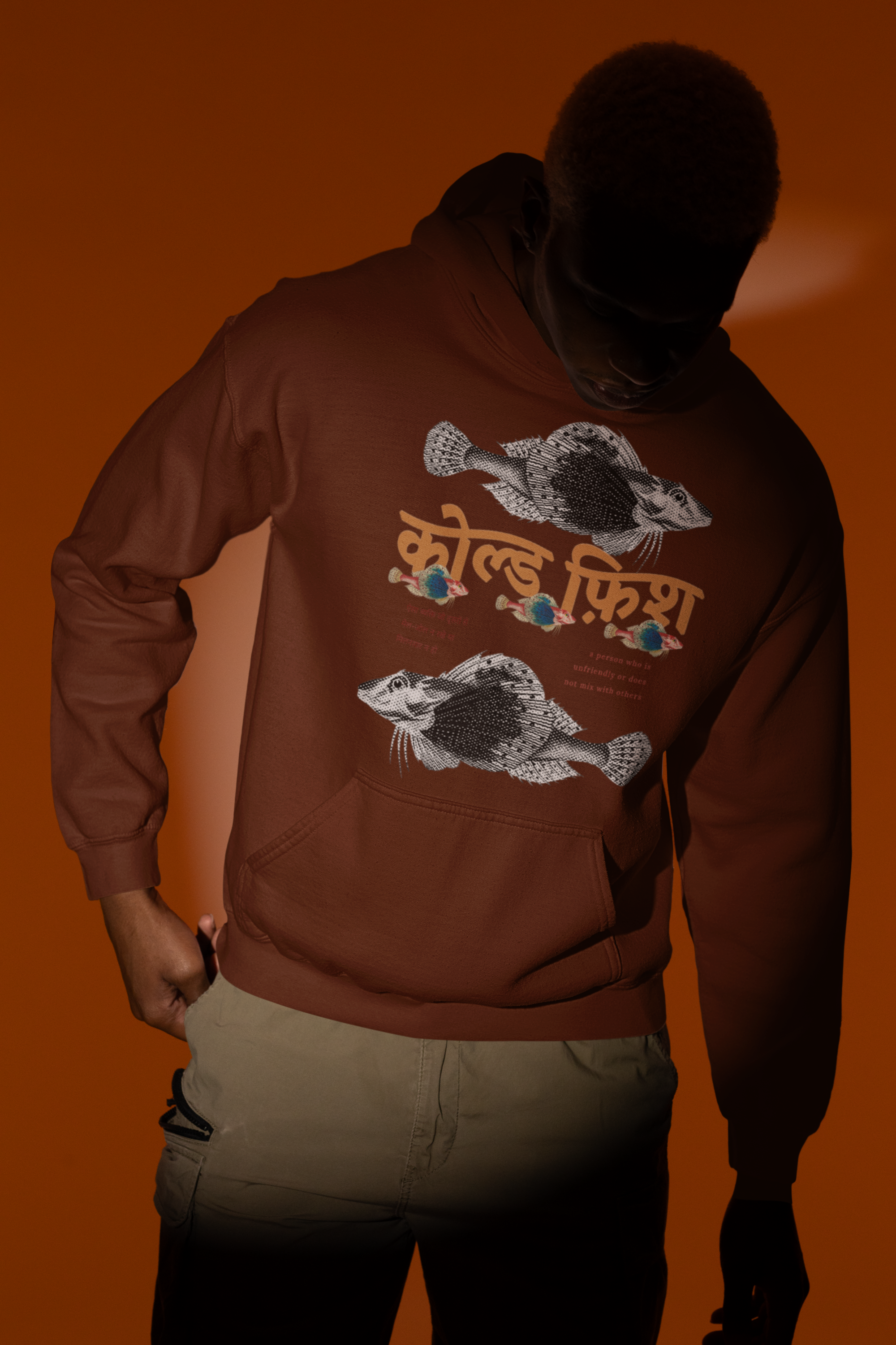 The Maroon Cold Fish Hoodie